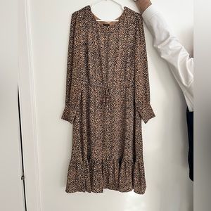 Cheetah print dress. Talbots size 16.